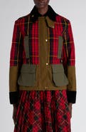 McQueen Deconstructed Tartan Ripstop Jacket
