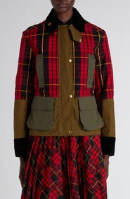 McQueen Deconstructed Tartan Ripstop Jacket