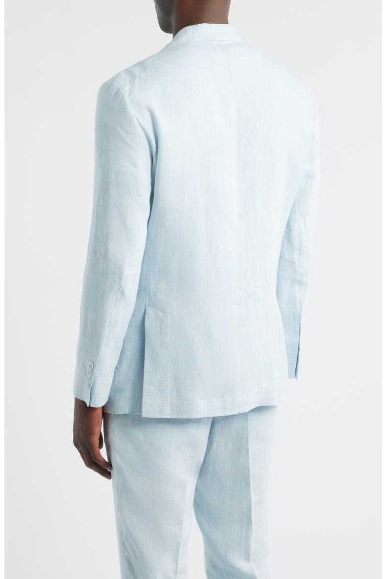 Henrik Trim Fit Solid Italian Linen Suit Separate Jacket, Alternate, color, LIGHT BLUE