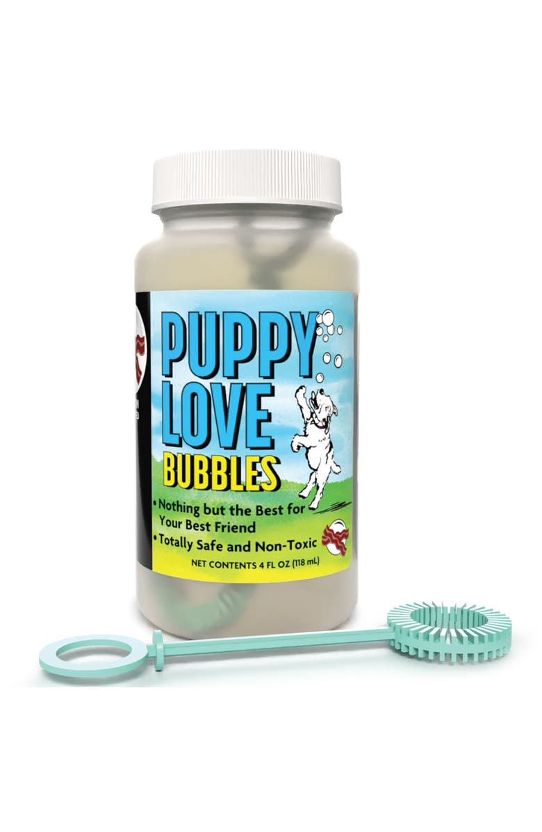 Atomic Bubbles Puppy Love Bubbles Bacon & Peanut Butter Scented 4oz Bottles, 2 Pack, Alternate, color, Multicolored
