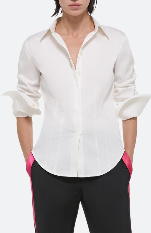 HELMUT LANG HELMUT LANG DARTED BUTTON-UP SHIRT