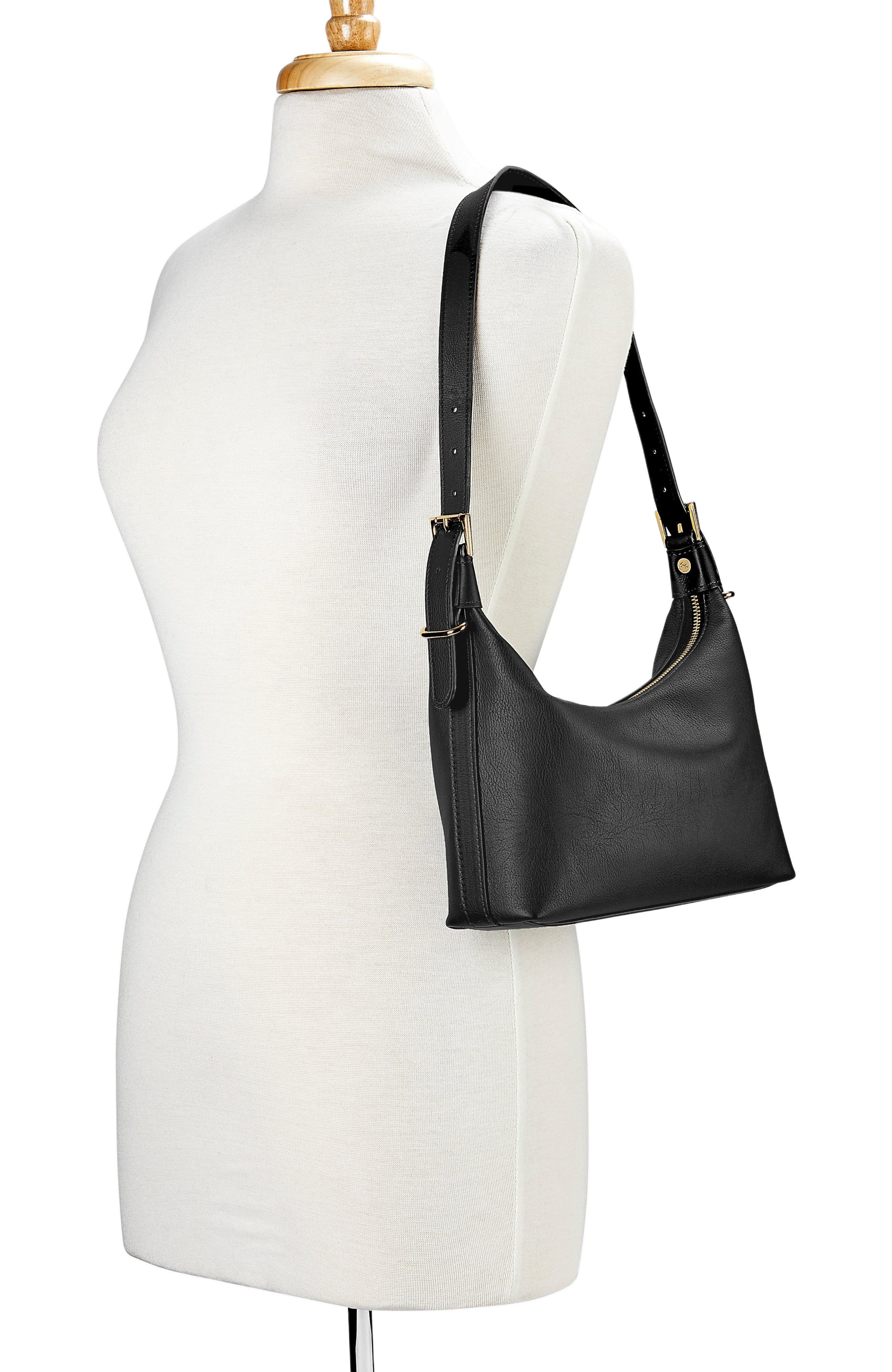 GiGi New York BLAKE SHOULDER BAG, Alternate, color, Black