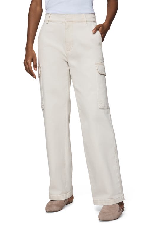 Splendid Ottilie Cotton Blend Cargo Pants In Neutral