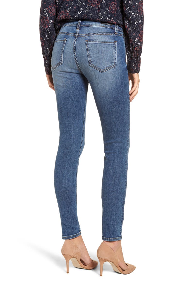 Mia Toothpick Skinny Jeans, Alternate, color, FORGIVENESS