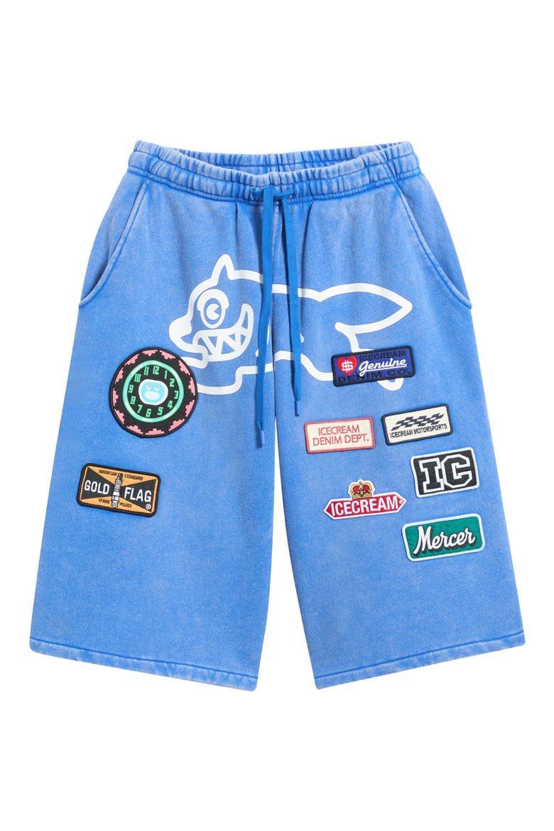Choco Cotton Drawstring Shorts, Alternate, color, NAUTICAL BLUE