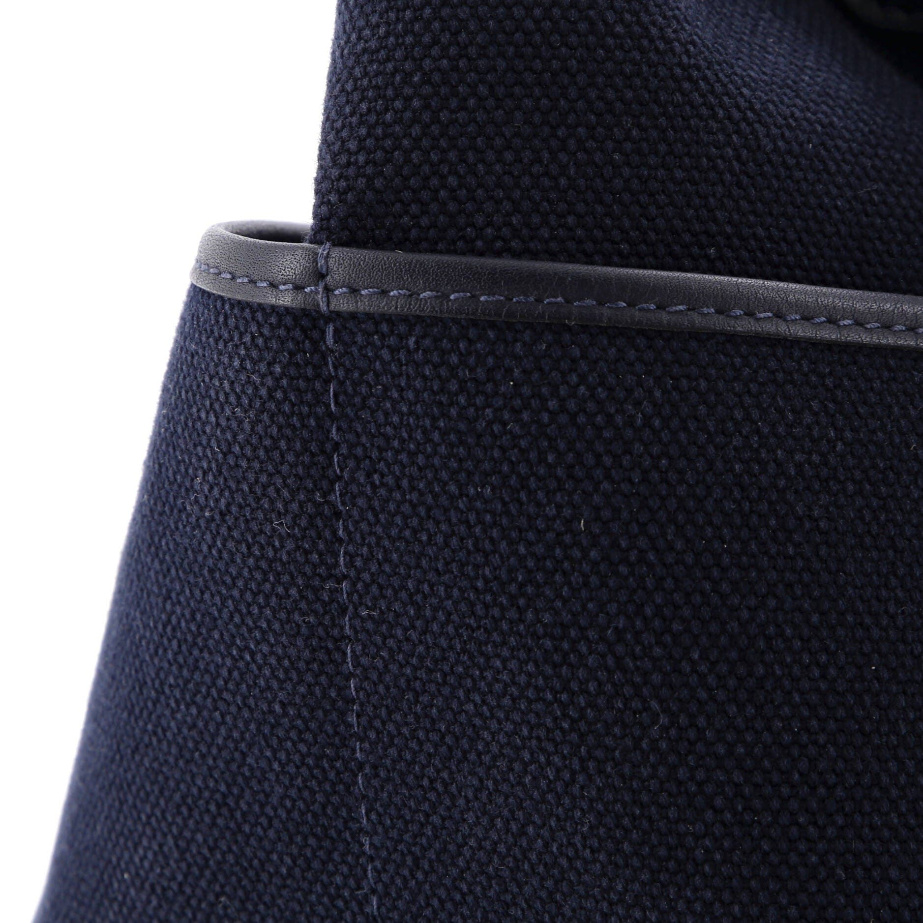 Pre-Owned Hermes Cargo Picotin Lock Bag Canvas and Swift PM, Alternate, color, 