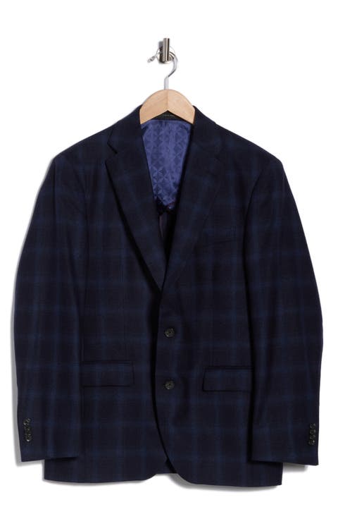 Elex Plaid Sport Coat (Regular, Short & Long)
