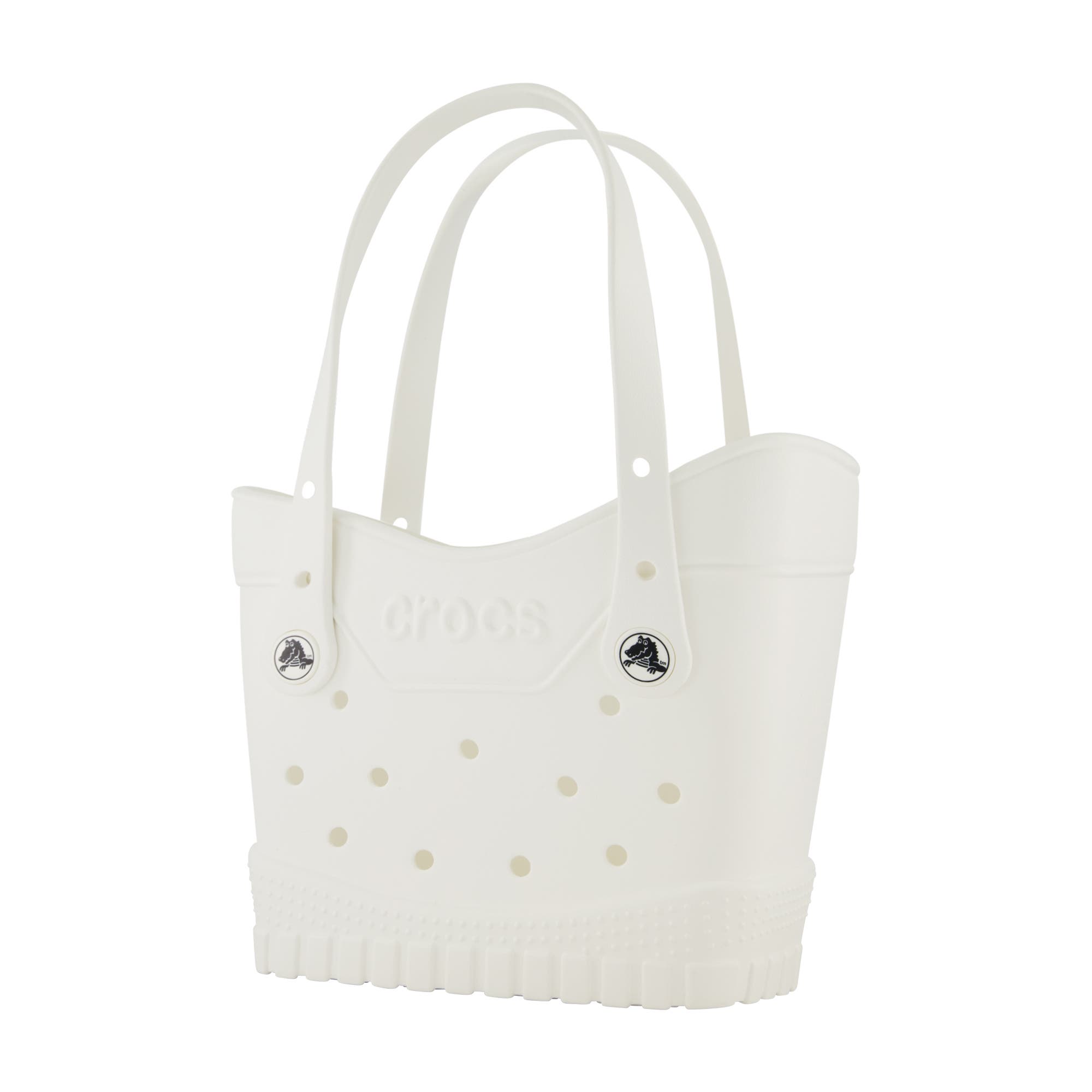 CROCS Small Classic Tote, Alternate, color, White