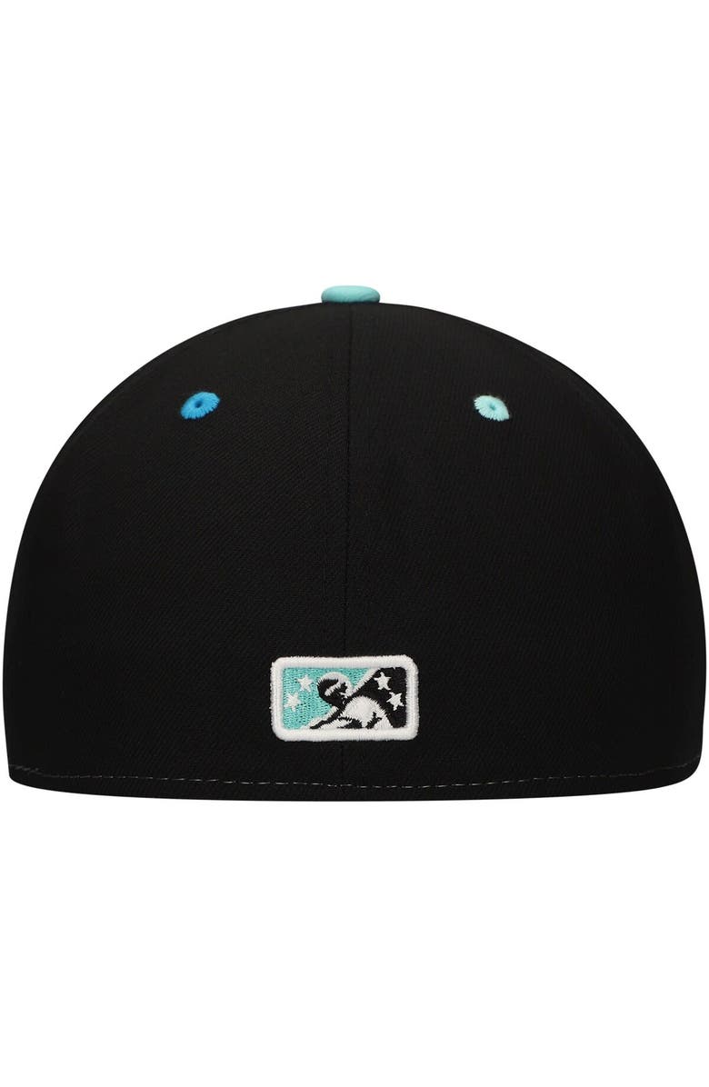 New Era Men's New Era White Llamas de Hickory Copa de la Diversión 59FIFTY Fitted Hat, Alternate, color, 