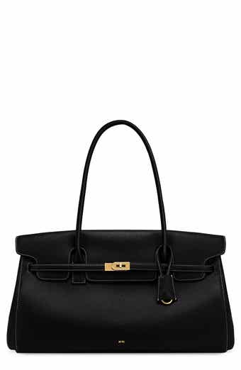 Large Yara Faux Leather Shoulder Bag