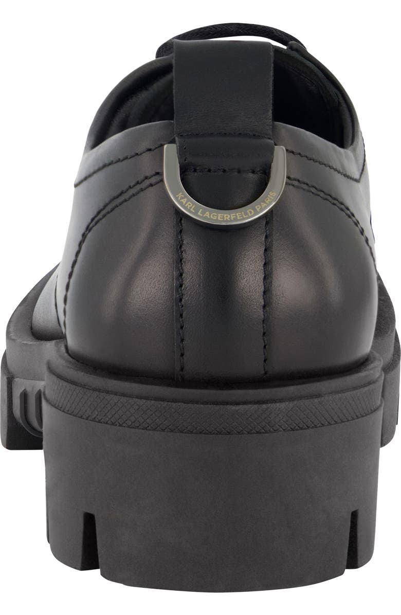 KARL LAGERFELD PARIS Plain Toe Derby, Alternate, color, Black