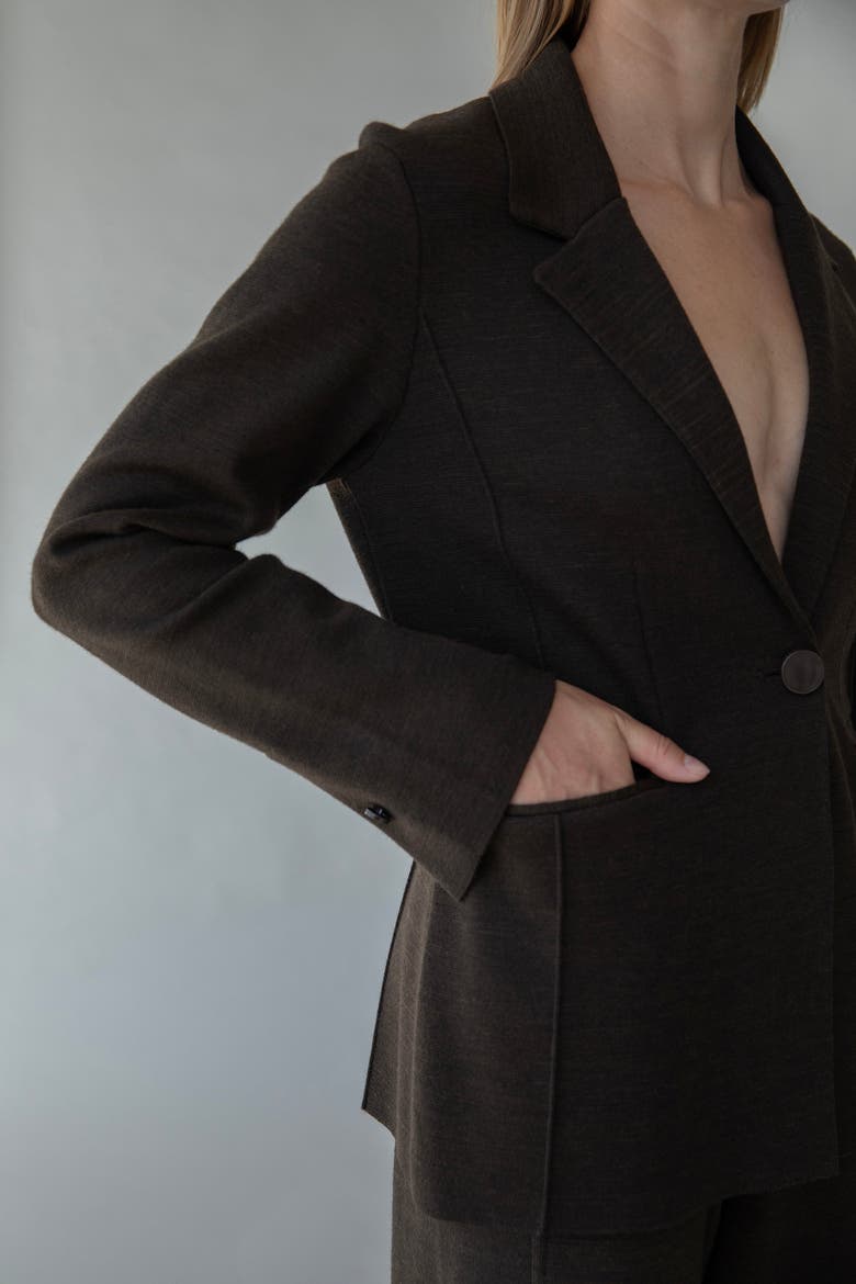 Gabi Blazer, Alternate, color, COCOA