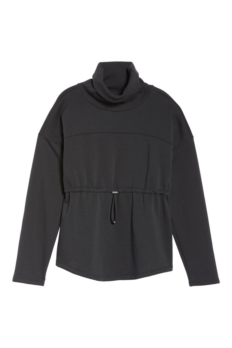 Women's Amazing Cinch Waist Pullover, Alternate, color, BLACK