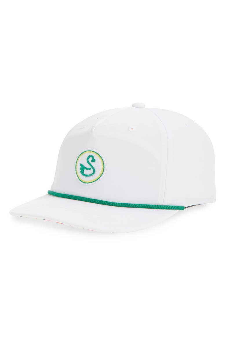 Swannies Kids' Cale Snapback Baseball Hat, Main, color, White