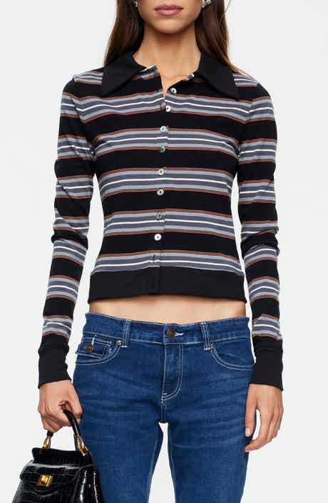 Bada Bing Stripe Jersey Cotton Sweater
