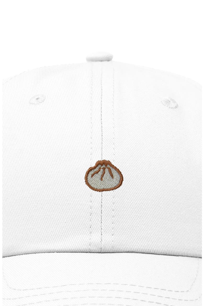 Dumpling Dad Cap, Alternate, color, White