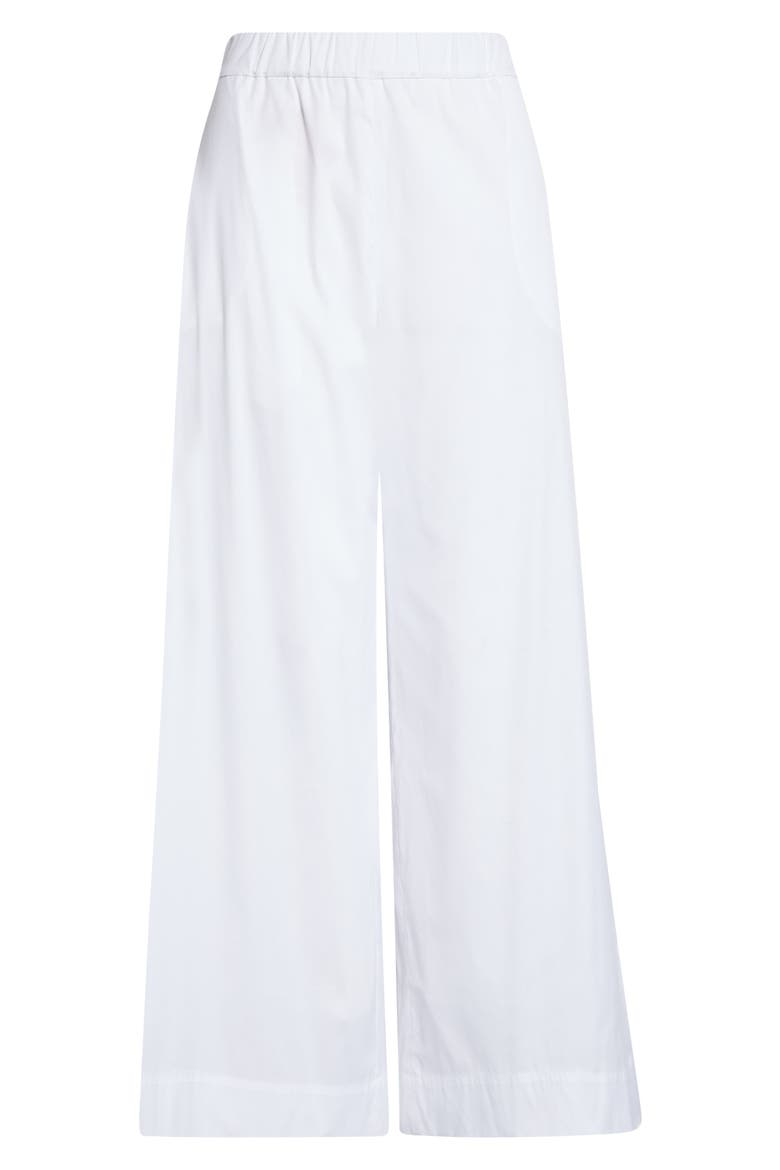 Beachwear Wide Leg Pull-On Pants, Alternate, color, OPTICAL WHITE