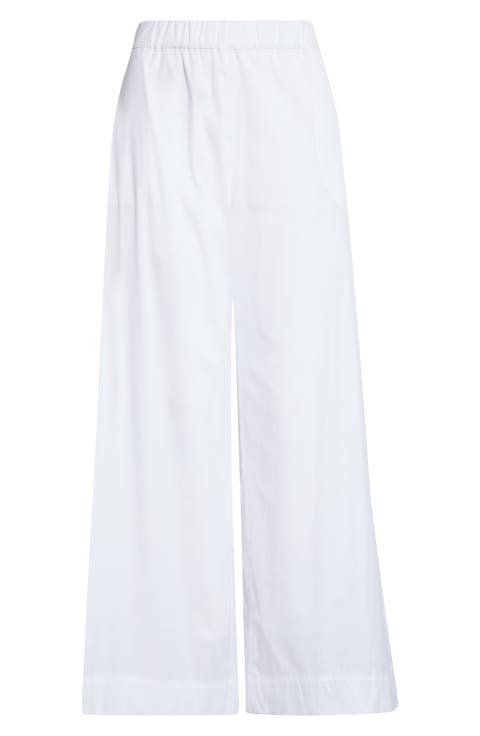 Wide Leg Pull-On Pants
