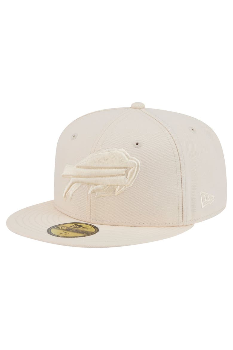 Men's New Era Cream Buffalo Bills Color Pack 59FIFTY Fitted Hat, Main, color, Cream