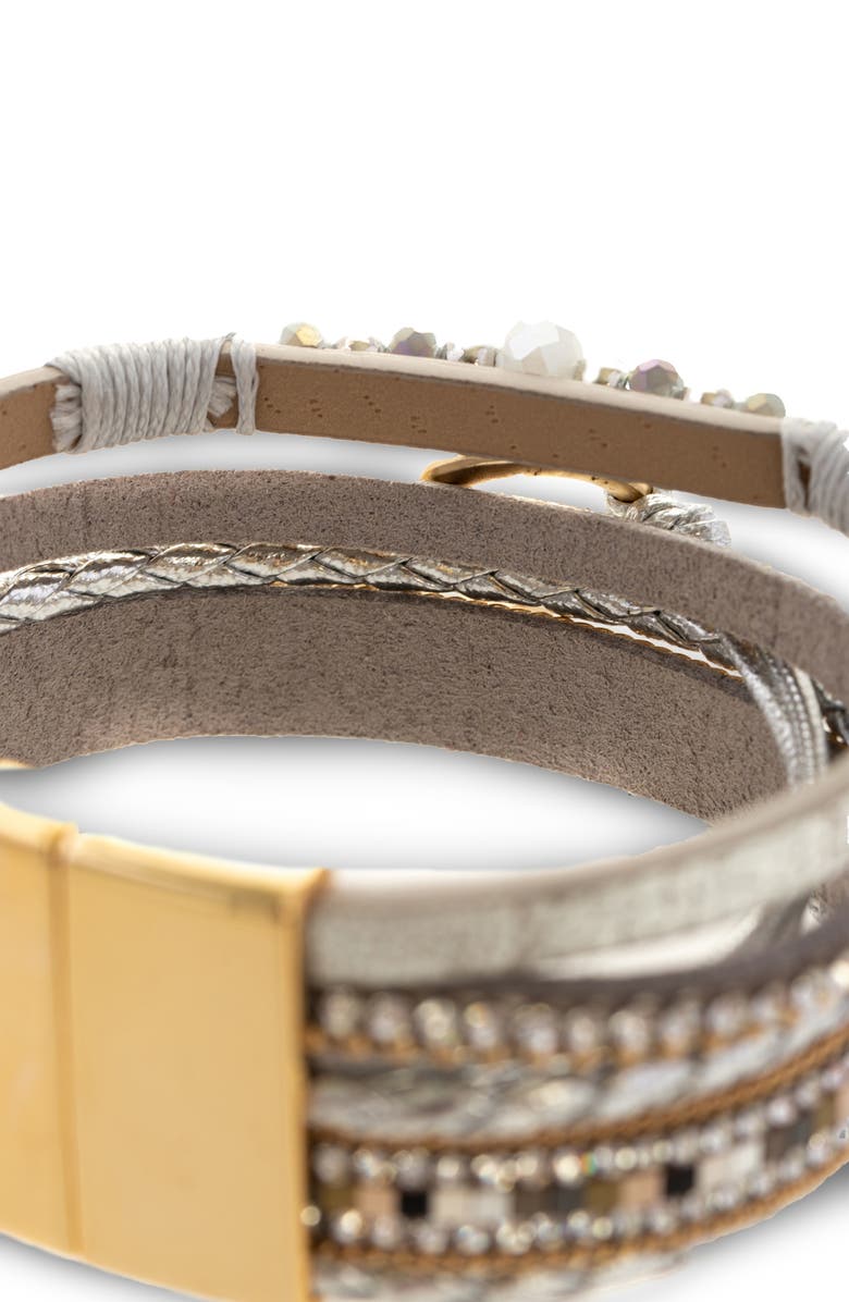 SAACHI Angled Stone Adorned Bracelet, Alternate, color, 