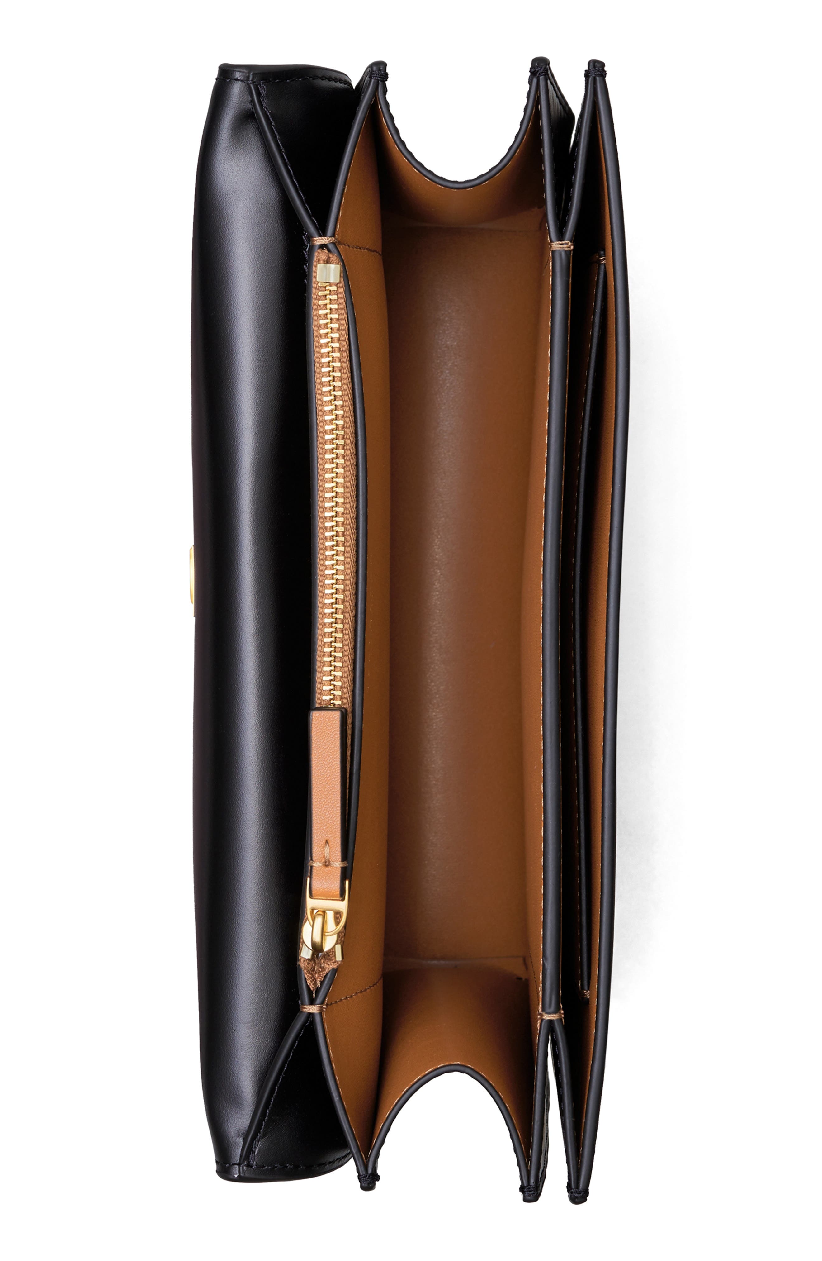 Tory Burch Small Eleanor Convertible Leather Shoulder Bag, Alternate, color, 