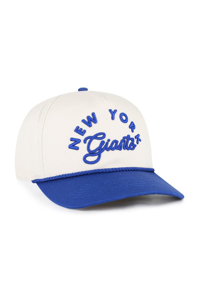 Women's '47 Natural New York Giants Rope Script Hitch Adjustable Hat, Alternate, color, Natural
