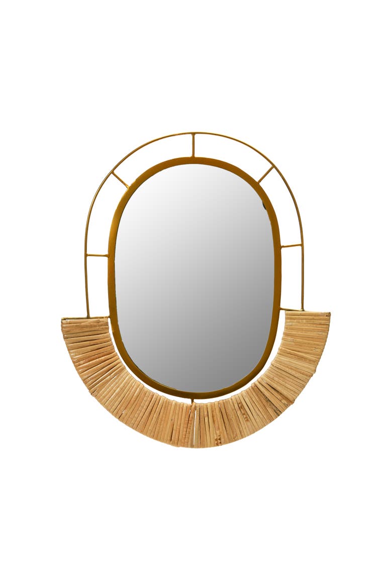 Framed Wall Mirror, Main, color, Natural