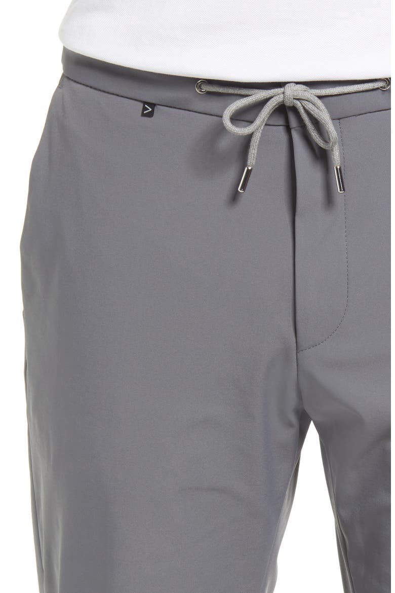 Genius Drawstring Dress Pants, Alternate, color, DARK GREY