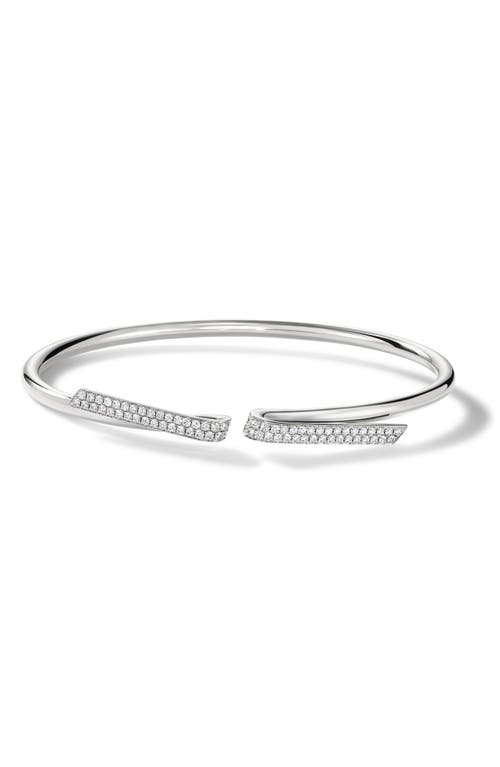 HEARTS ON FIRE HEARTS ON FIRE INSIDE OUT SPIRAL DIAMOND FLEXIBLE BANGLE