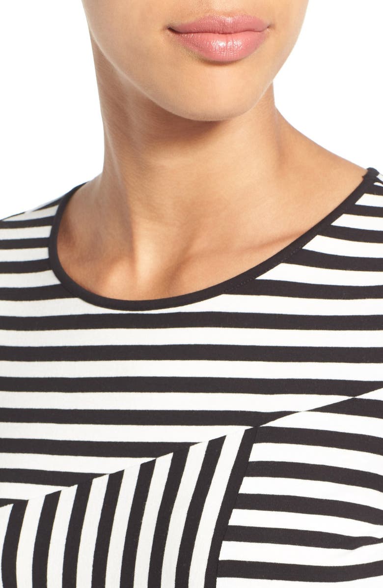 Vince Camuto 'Sonnet Stripe' Crewneck Top, Alternate, color, 