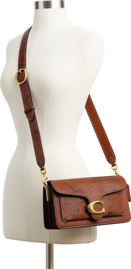 COACH x Peanuts Tabby 26 Newspaper Print Shoulder Bag