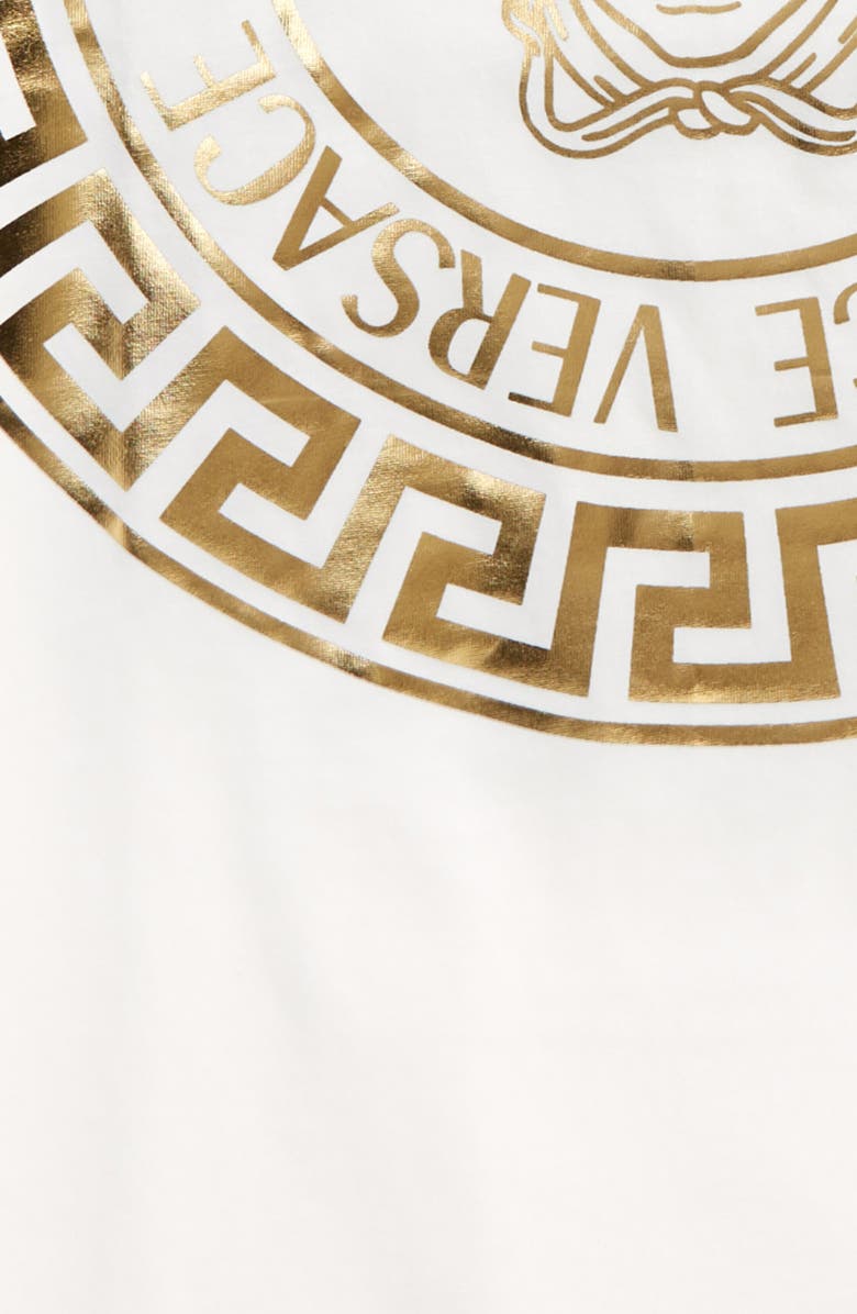 Versace Kids' Oversize Medusa Logo Cotton Graphic Tee, Alternate, color, 
