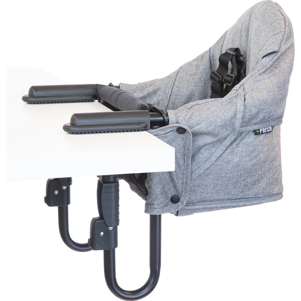 Guzzie and Guss Perch Portable Hook-On Baby Highchair - Compact, Travel-Friendly & Fits Most Tables in Salt & Pepper  product