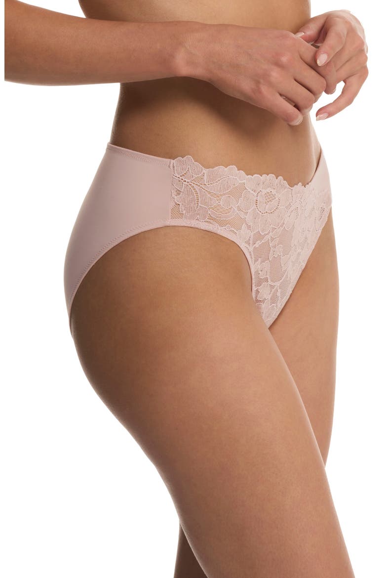 Peony Bikini Briefs, Alternate, color, ROSE BEIGE/ PINK PEARL