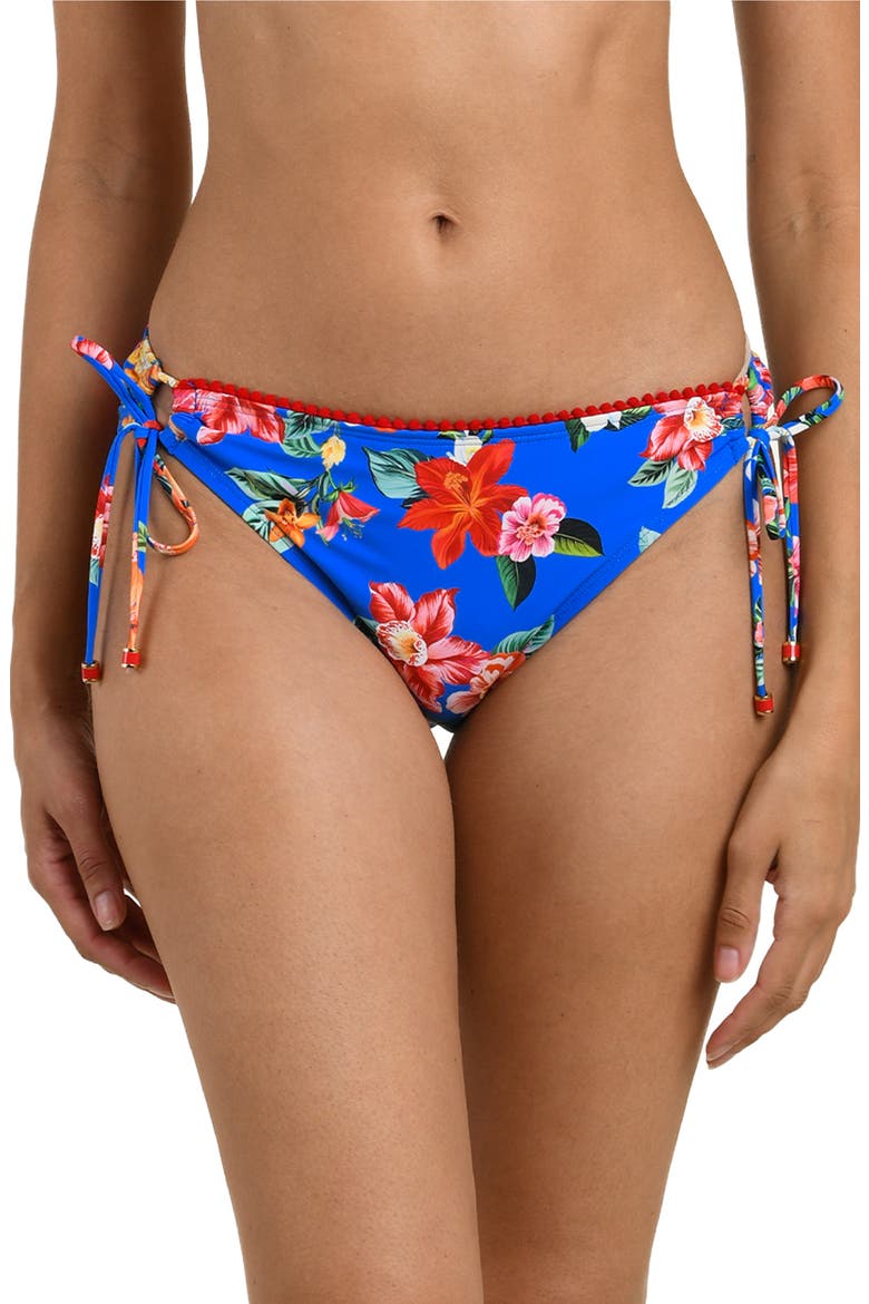 Modern Adjustable Loop Bikini Bottoms, Main, color, BLUE MULTI