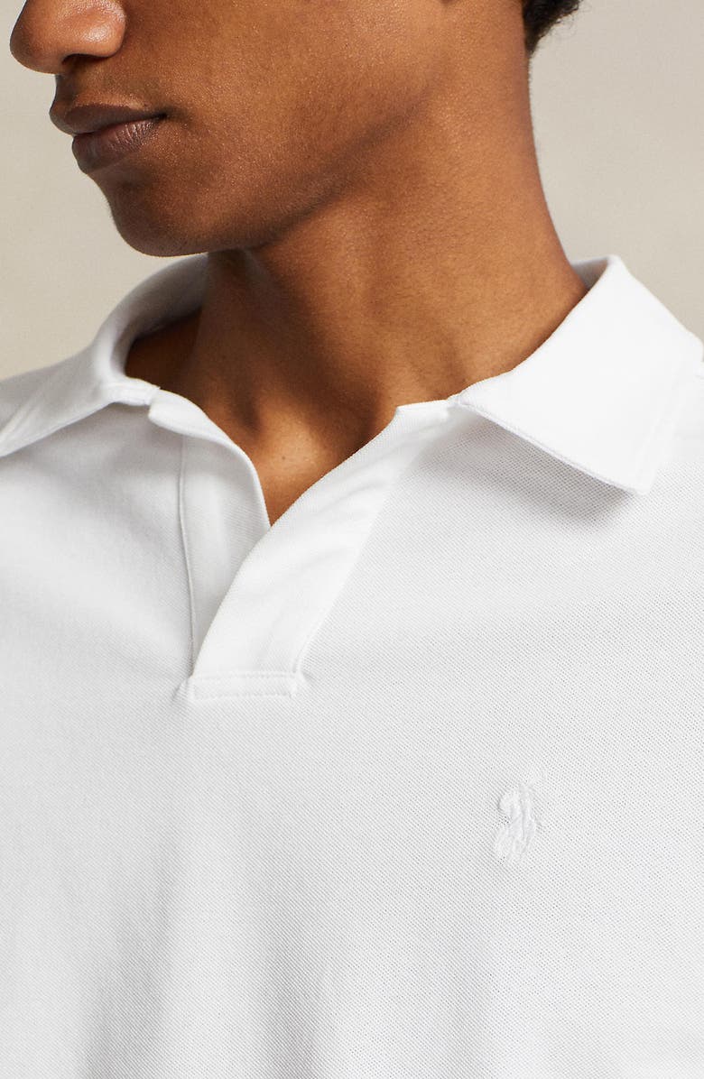 Polo Ralph Lauren Solid Johnny Collar Piqué Polo, Alternate, color,