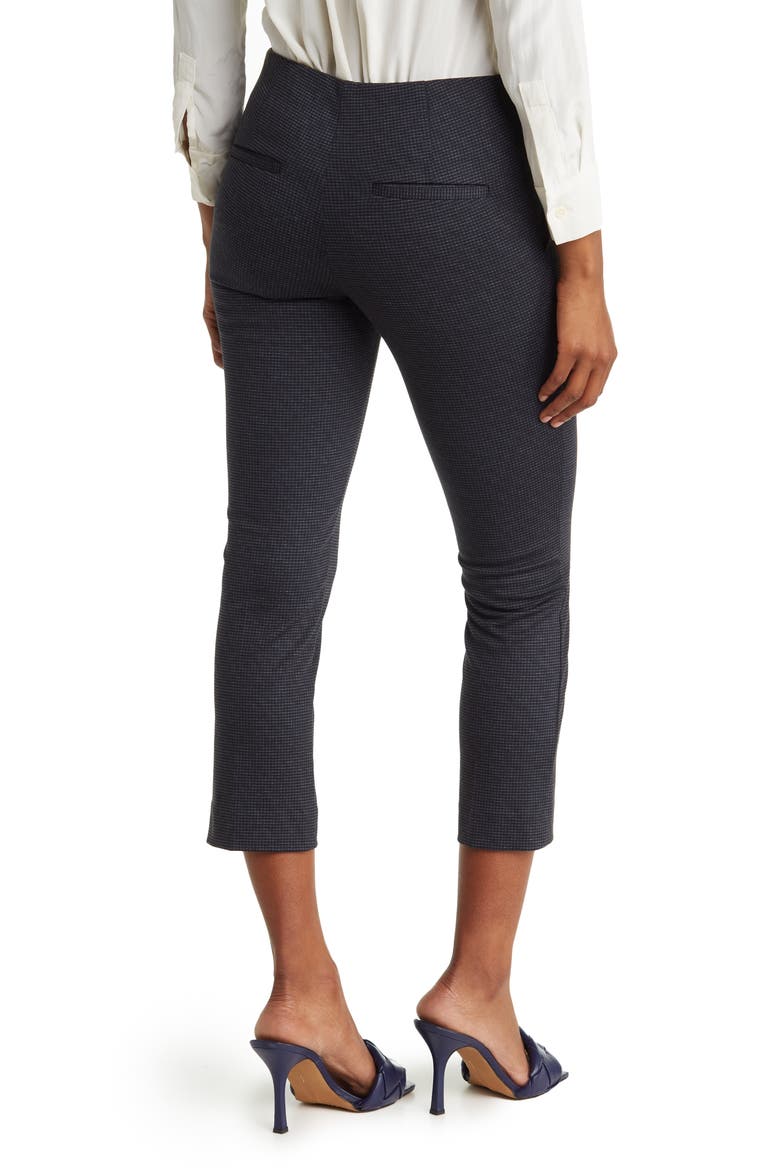 Lily Straight Cut Ankle Pants, Alternate, color, BLACK/ GREY