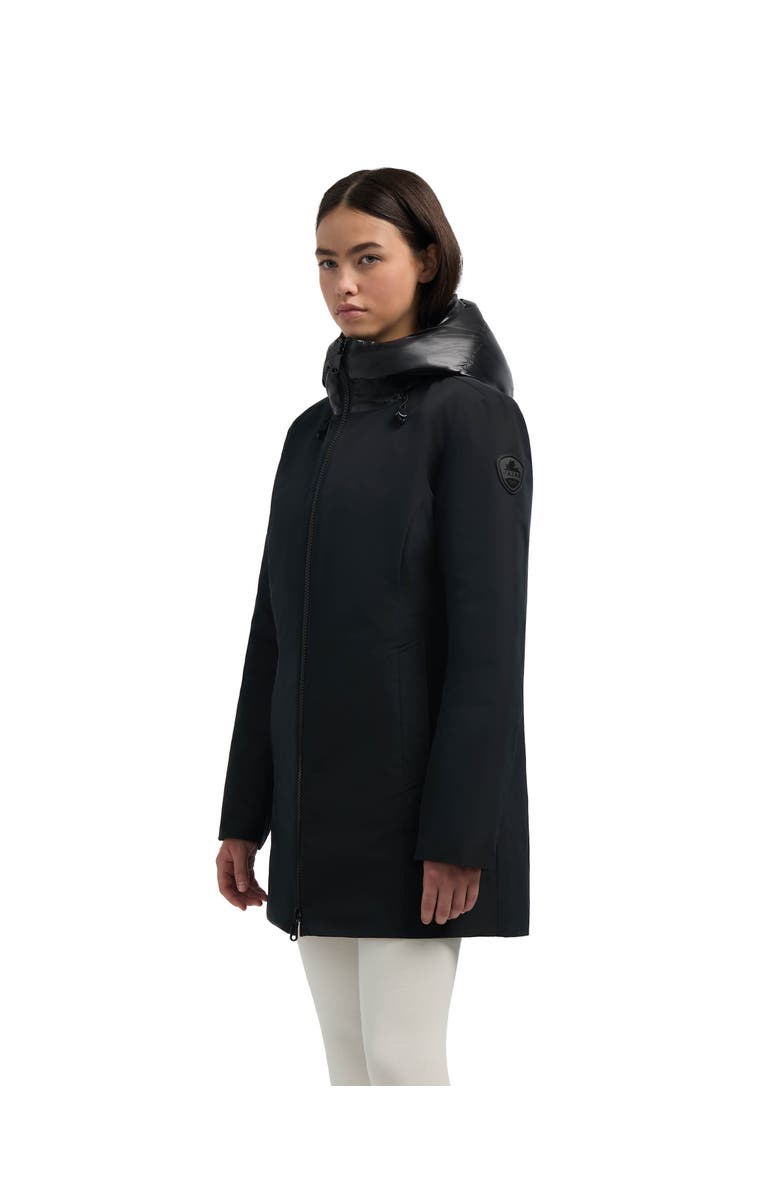 Pajar Nova Mixed Media 3-in-1 Coat with Fixed Hood, Alternate, color, Black