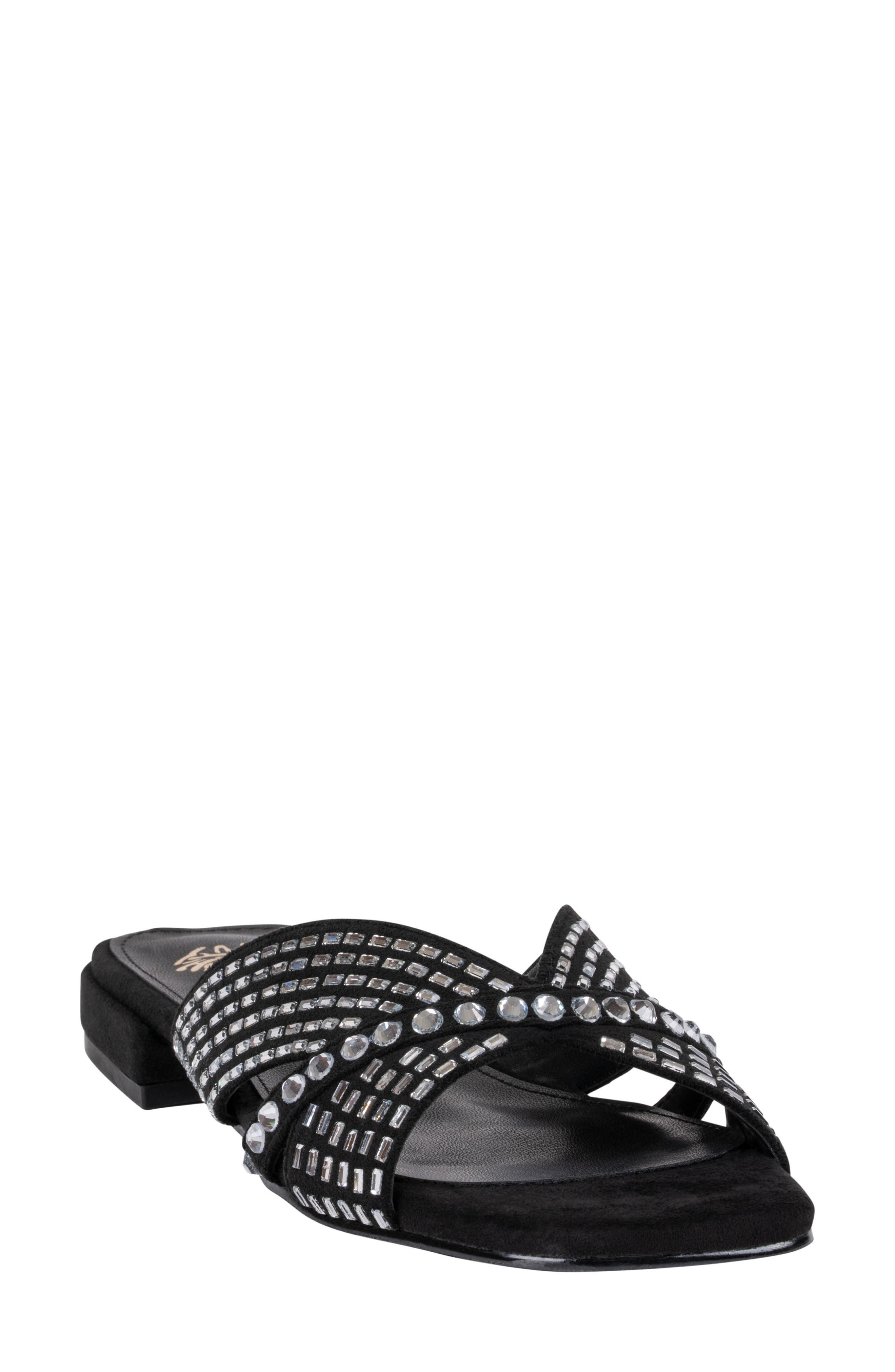 GOOD CHOICE NEW YORK Elara Embellished Slide Sandal
