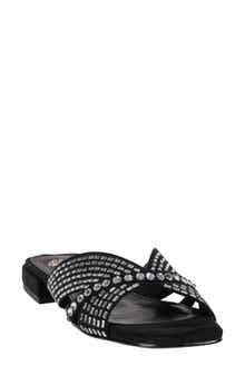 GOOD CHOICE NEW YORK Elara Embellished Slide Sandal