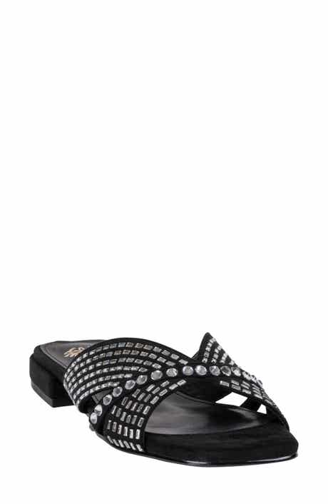 GOOD CHOICE NEW YORK Elara Embellished Slide Sandal