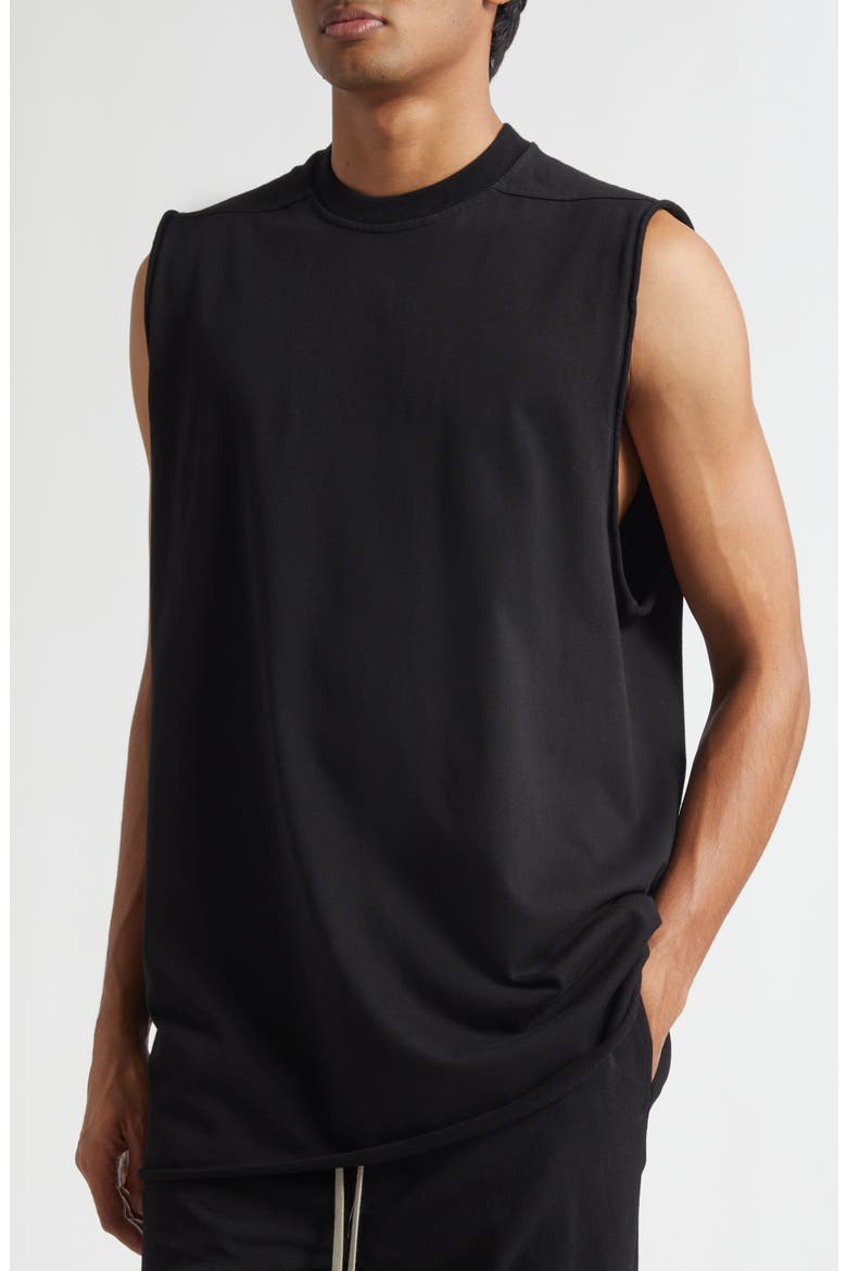 Jumbo Cotton Jesrey Tank, Alternate, color, BLACK