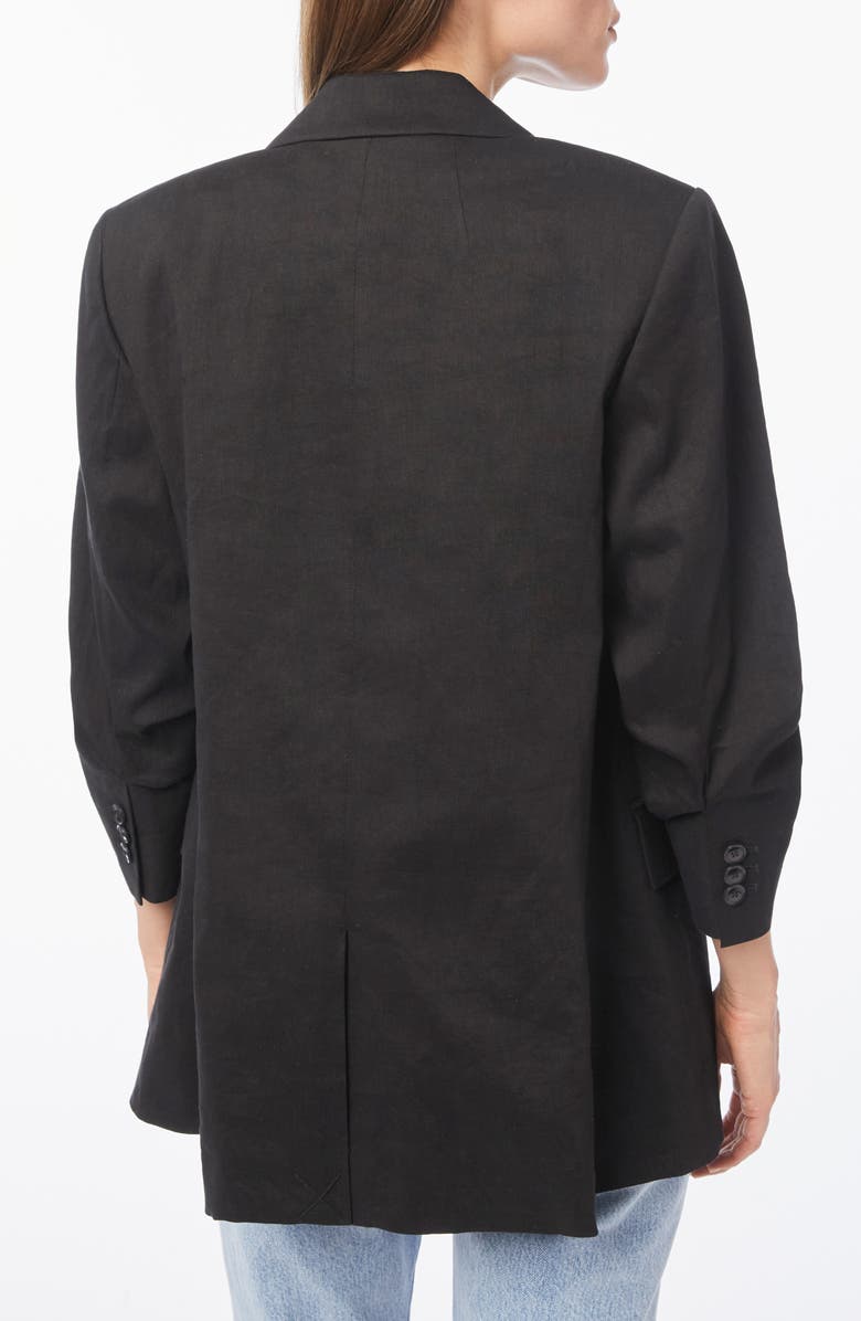 FRAME Pleat Boyfriend Blazer, Alternate, color,