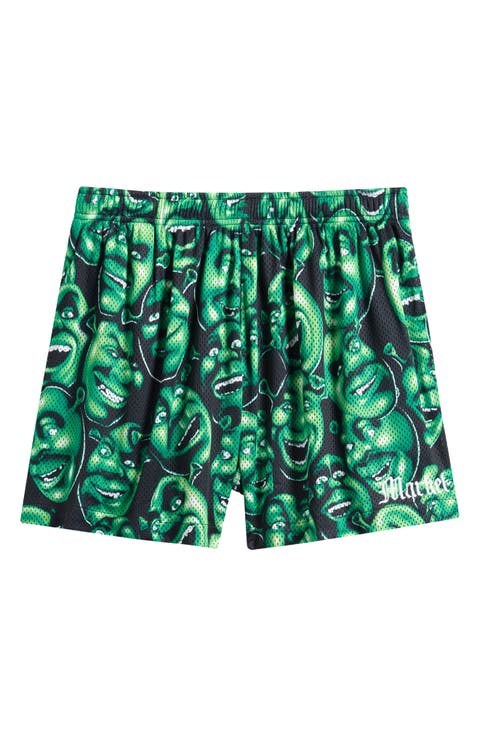 x Shrek™ Print Mesh Shorts