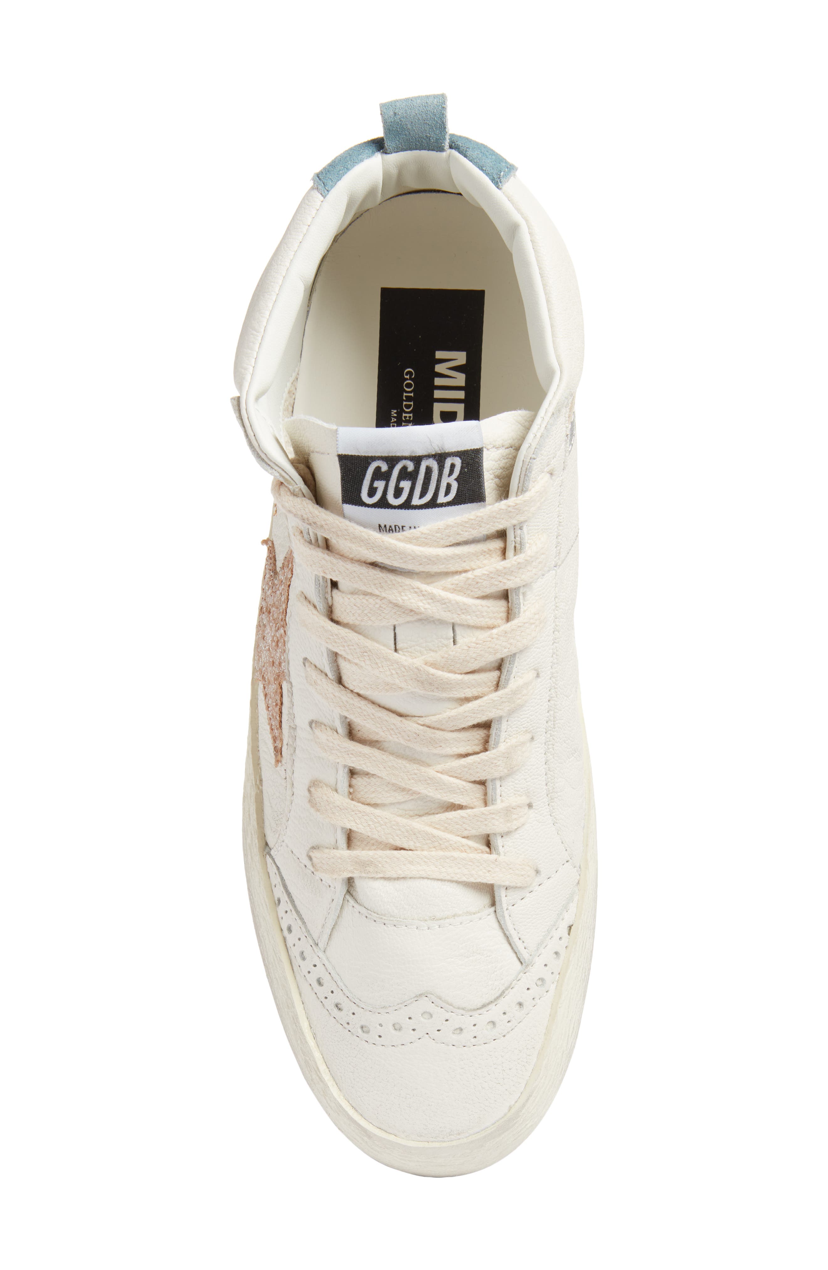 Golden Goose Mid Star Sneaker, Alternate, color, 