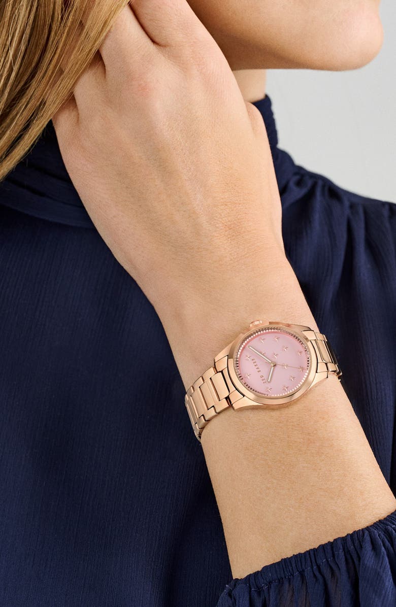 Ted Baker Coolly Bracelet Watch, 34mm, Alternate, color, Rose Gold-Tone