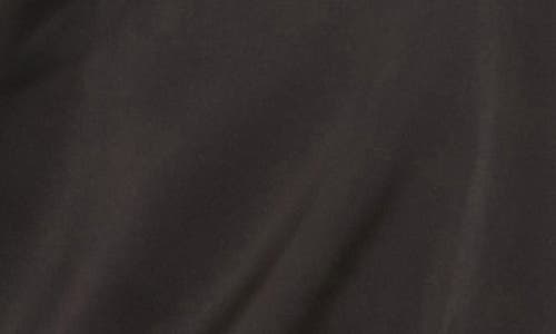Muse Drape Mock Neck Top In Black
