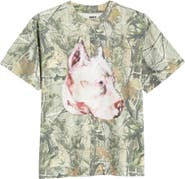 Obey Pit Forest Camo Cotton T-Shirt