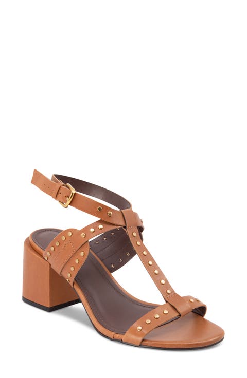 Edella Studded Ankle Strap Sandal (Women)