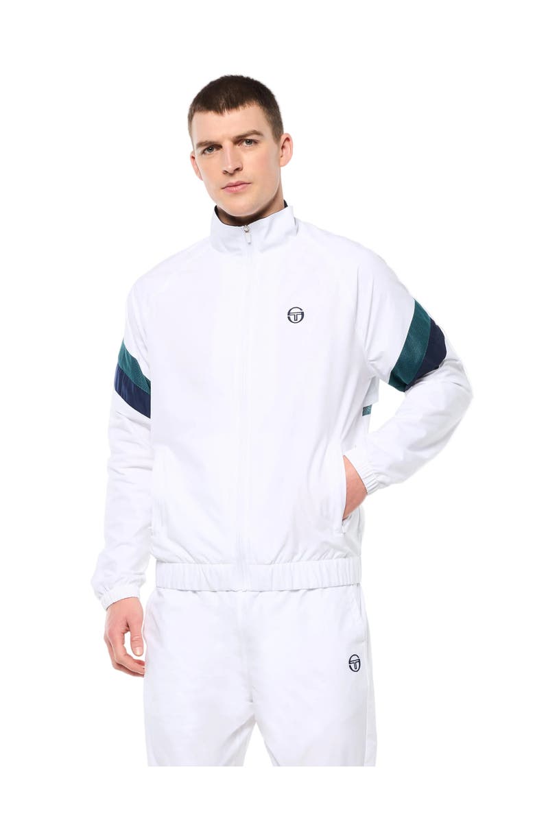 Sergio Tacchini Ventilato Track Jacket, Main, color, Brilliant White